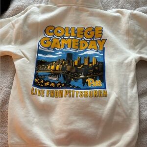 College Gameday Hoodie with Pittsburgh Skyline